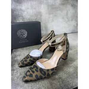 Vince Camuto Hendriy Burnished Suede Hickory Heels Women’s 9.5M